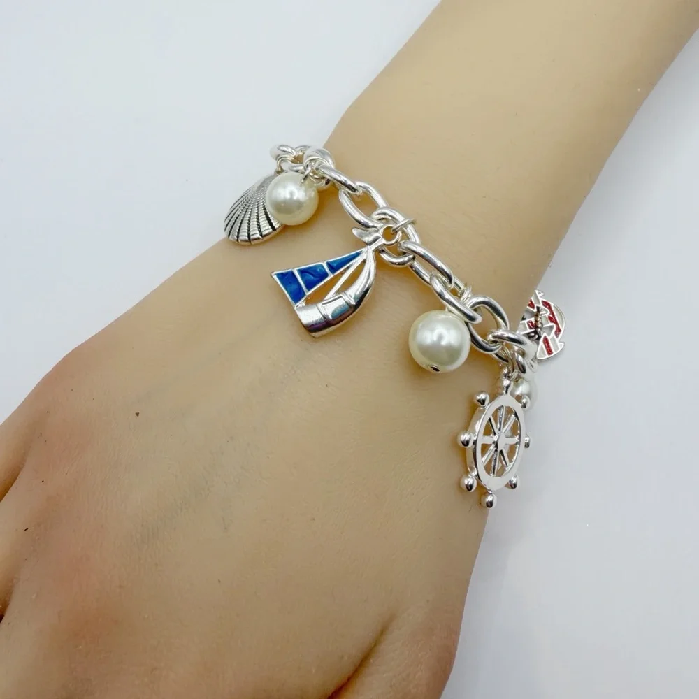 Avon Set Sail Nautical Charm Bracelet